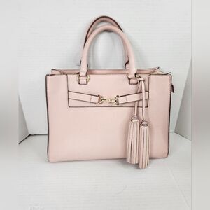 Anne Klein Light Pink Satchel Handbag Pre-owned Barbiecore